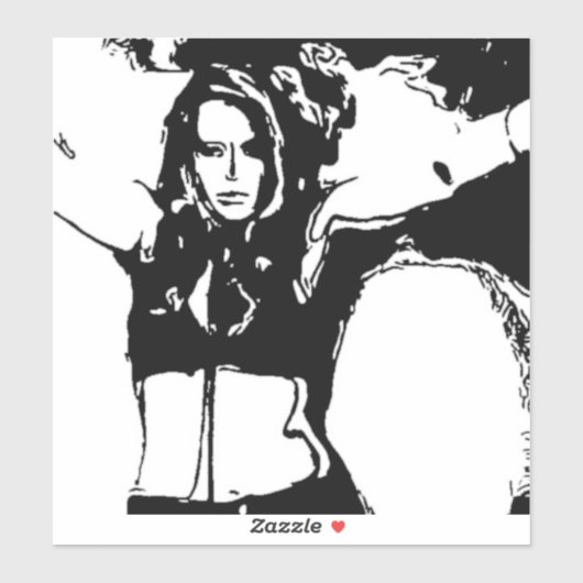 気の利いた女性 シール (シート)