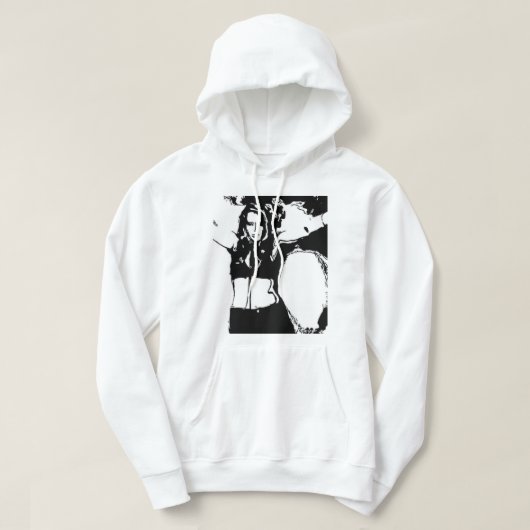 気の利いた女性 パーカ (デザイン正面)