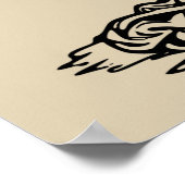 気の利いた女性 ポスター (角)