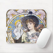気の利いた女性 マウスパッド (マウス)