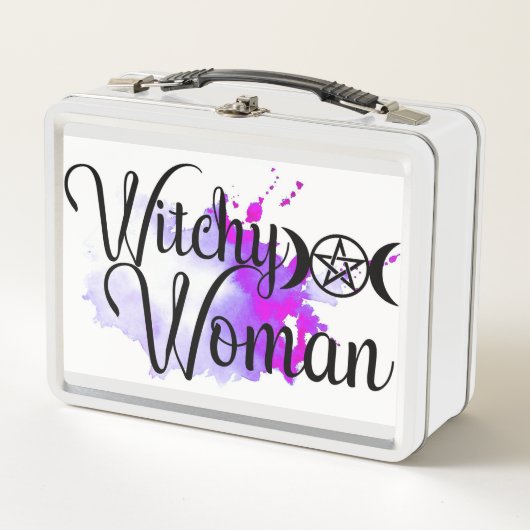 気の利いた女性 メタルランチボックス (正面)