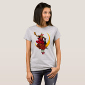 気の利いた女性 Tシャツ (正面フル)