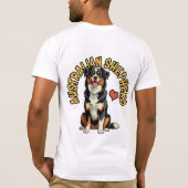 気の利いた精神:オーストラリアの羊飼いTシャツ Tシャツ (裏面)
