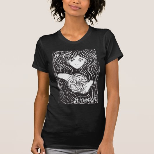 気の利いた芸術的女 Tシャツ (正面)