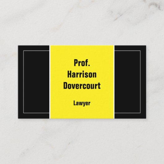 気の利いた、謙虚でプロフェッショナルの名刺 名刺 (正面)