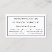 気の利いた、謙虚な名刺 名刺 (正面)