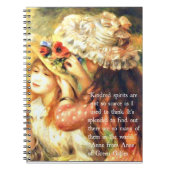 気の合う者同士-緑の切り妻の引用文のアン ノートブック (正面)