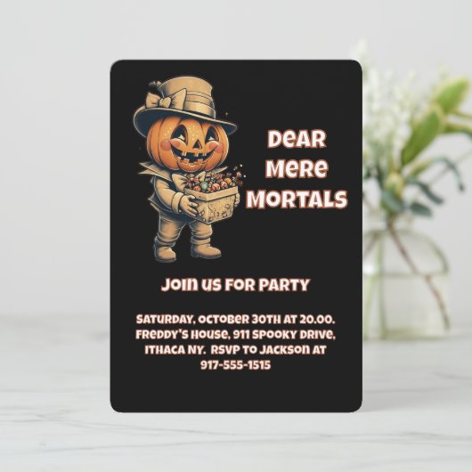 気の弱い皆さん、勇気を出してご参加ください 招待状 (スタンド正面)