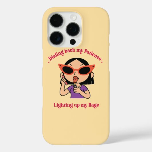 気の強い女子のiPhone / iPadケース Case-Mate iPhoneケース (裏面)