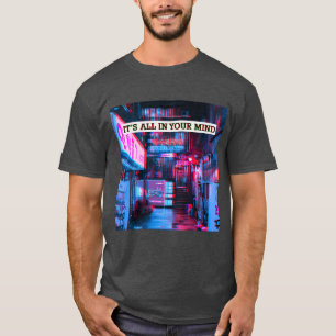 気の持ちよう Vaporwave 80年代 90年代 サイバーパンク Tシャツ