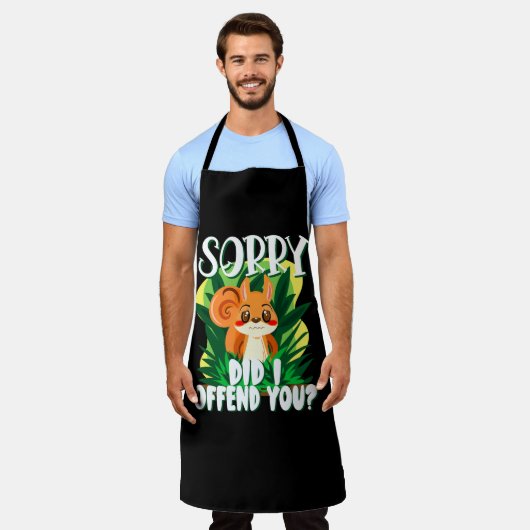 気の毒に？ エプロン (着用した状態)