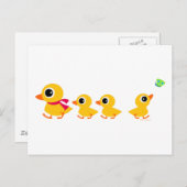 気の狂ったアヒル ポストカード (正面/裏面)