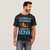 気の狂ったジャズ Tシャツ (正面フル)