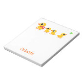 気の狂ったパーソナライズされたアヒル ノートパッド (回転)