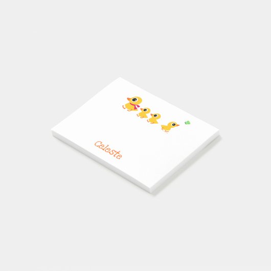 気の狂ったパーソナライズされたアヒル ポストイット (アングル)