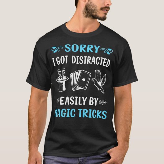 気の狂った魔法トリック Tシャツ (正面)