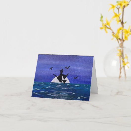 気の賛美利いたムーンレイズカード カード (黄色い花)