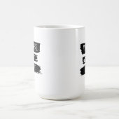 気は隠さず出すもの コーヒーマグカップ (中央)