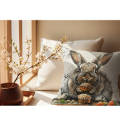 気まぐれなウサギのカップケーキ　ファーストバースデー　装飾 クッション