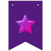 気まぐれなエンチャントマジックパープルハロウィーン誕生日 バンティングフラッグ (第1の旗)