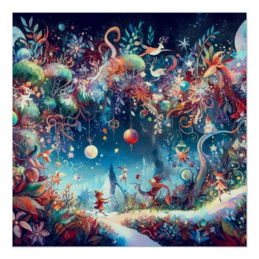 気まぐれなクリスマスお祝い ポスター (正面)