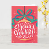 気まぐれなクリスマスをあなたに カード (黄色い花)