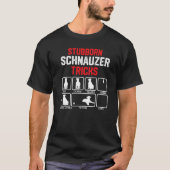 気まぐれなシュナウザーのトリック プレミアム Tシャツ (正面)