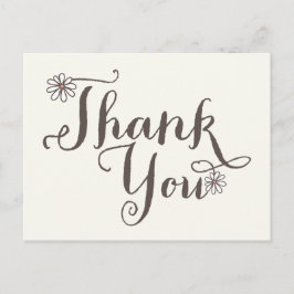 気まぐれなスイートデイジーちゃんの誕生日お礼 ポストカード