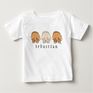 気まぐれなゾウ ベビーTシャツ