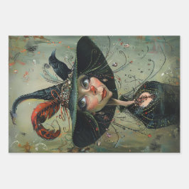 気まぐれなトリオ・ウィッチズの切り離し ラッピングペーパーシート