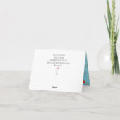 気まぐれなメリー猫ムス猫のクリスマス カード (裏面)