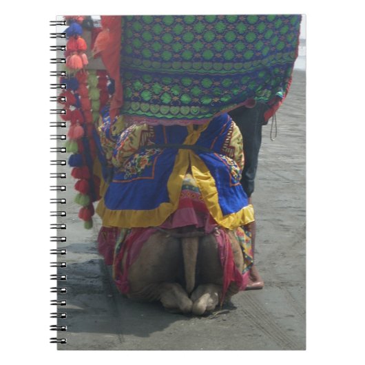 気まぐれなラクダのアートプリント/グラフィック ノートブック (正面)