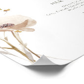 気まぐれなワイルドフラワーのシグネチャードリンクの看板 ポスター (角)