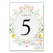 気まぐれなワイルドフラワーティーパーティー テーブル番号 (裏面)