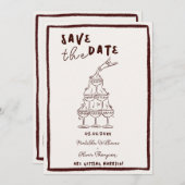 気まぐれなワインの招待状を保存する 招待状 (正面/裏面)