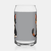 気まぐれな三色猫ちゃんのその生意気な態度 ガラス缶 (右)