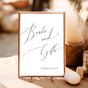 気まぐれな中立ベイビーシャワーの本と贈り物 ポスター