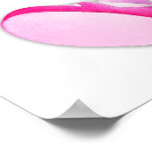 気まぐれな人形の女の子があなたの名前を育てるためのベビーアート ポスター (角)