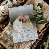 気まぐれな写真 ユーカリ ウェディング 招待状