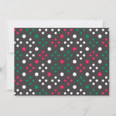 気まぐれな子供たちのクリスマスパーティー招待状 招待状 (裏面)