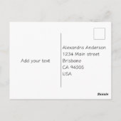 気まぐれな小人の3人組 ハッピーバースデー ポストカード (裏面)