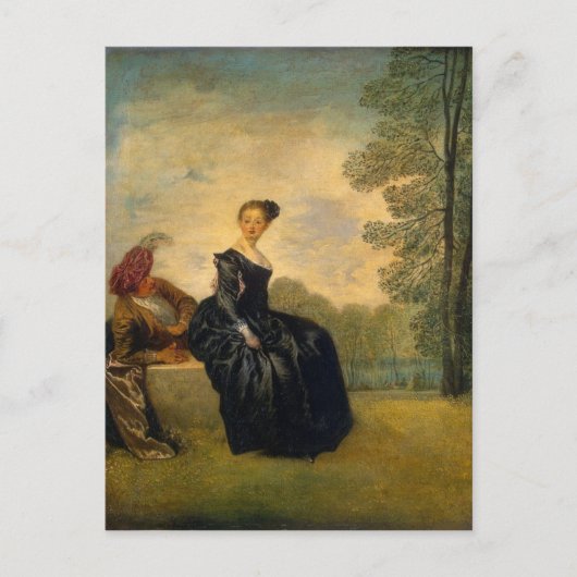 気まぐれな少女 ポストカード (正面)