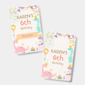 気まぐれな恐竜のプリンセスの誕生日 バッジ (正面&裏面)