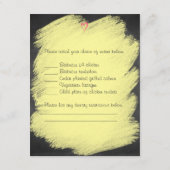 気まぐれな愛の鳥　ウェディング　出欠確認カード 出欠カード (裏面)