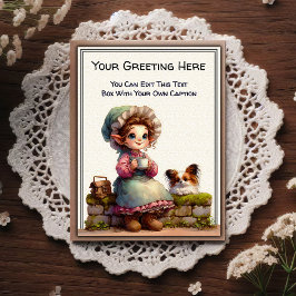 気まぐれな日常の感情を物語る絵本のようなアート   ポストカード