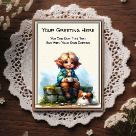 気まぐれな日常の感情を物語る絵本のようなアート   ポストカード