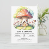 気まぐれな森のキノコの誕生日 招待状 (スタンド正面)