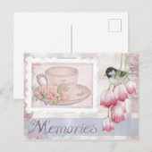 気まぐれな母の日スクラップブックジャーナル思い出 ポストカード (正面/裏面)