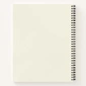 気まぐれな水彩画の赤ちゃん海の生き物 ノートブック (裏面)