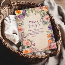 気まぐれな水彩花のオムツくじ